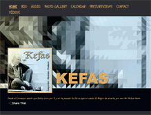 Tablet Screenshot of kefasmusic.com